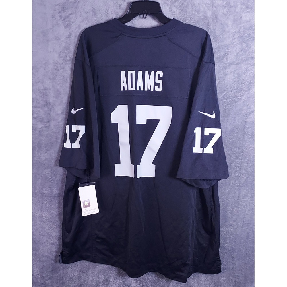NWT Las Vegas‎ Raiders Davante Adams #17 Nike ON-FIELD Black Jersey Size 2XL